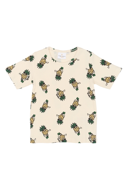 The New Siblings Travis t-shirt i off white til baby